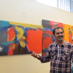 Ocher Art Fair,Chandigarh-rakesh singh